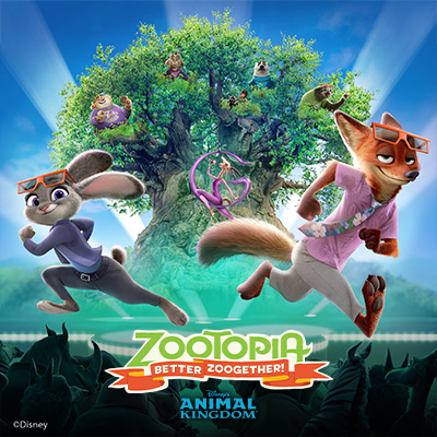 ENJOY THE ALL-NEW 4D ZOOTOPIA SHOW