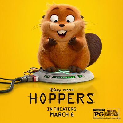 DISNEY AND PIXAR&rsquo;S HOPPERS IN THEATERS